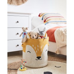 Kosz na zabawki Lisek HARRORI Bawełna Beżowy