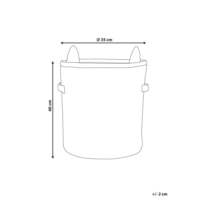 Kosz na zabawki Lisek HARRORI Bawełna Beżowy