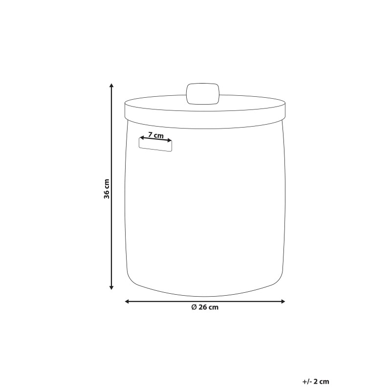 Kosz BOHOROK Rattan Naturalny
