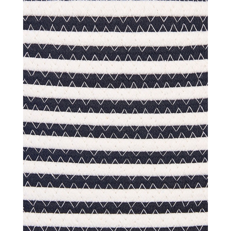 Kosz ICHKA Bawełna Czarny/ biały