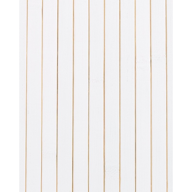 Kosz bambusowy z pokrywą biały MATARA