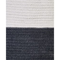 Zestaw 2 koszy PAZHA Bawełna Czarny