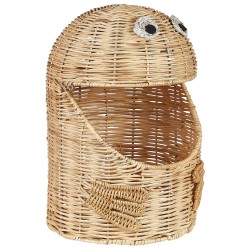 Kosz na zabawki Potwór HORMUZ Rattan Naturalny