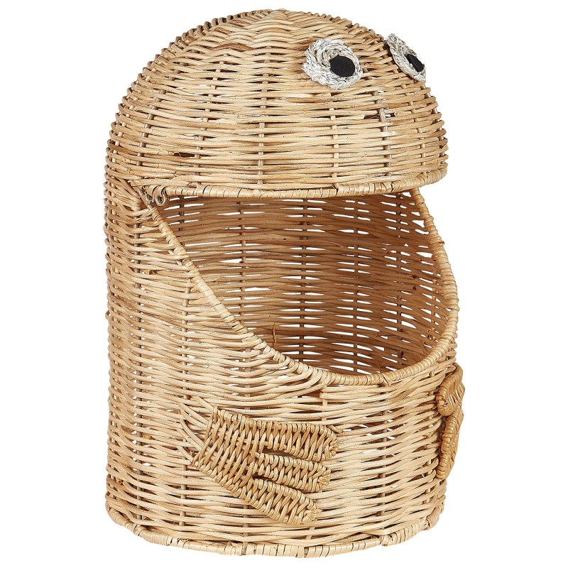 Kosz na zabawki Potwór HORMUZ Rattan Naturalny