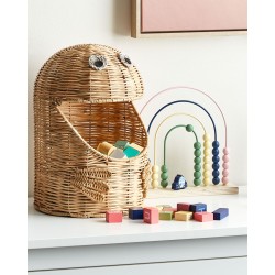 Kosz na zabawki Potwór HORMUZ Rattan Naturalny
