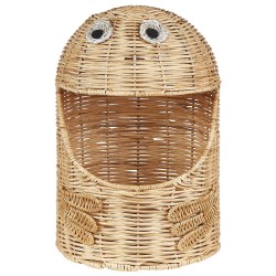 Kosz na zabawki Potwór HORMUZ Rattan Naturalny