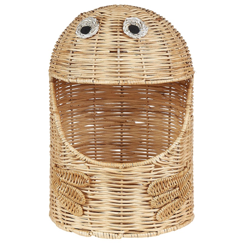 Kosz na zabawki Potwór HORMUZ Rattan Naturalny