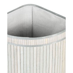 Kosz bambusowy z pokrywką szary BADULLA