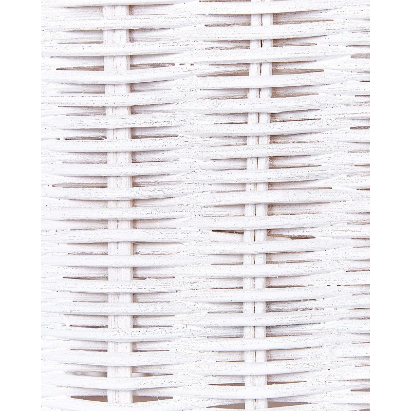 Kosz na zabawki Kangur KAPITI Rattan Biały