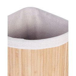 Kosz bambusowy z pokrywą jasne drewno MATARA