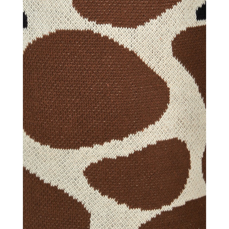 Zestaw 2 koszy na zabawki Żyrafa POMANG Bawełna Brązowy