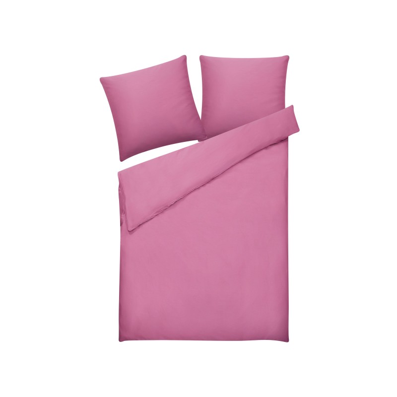 Komplet pościeli HARMONRIDGE Bawełna satynowa 155 x 220 cm Różowy