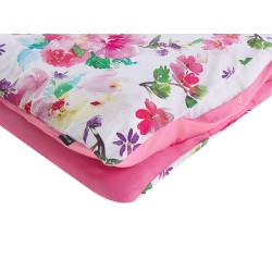 Komplet pościeli LARYNHILL Bawełna satynowa 135 x 200 cm Różowy