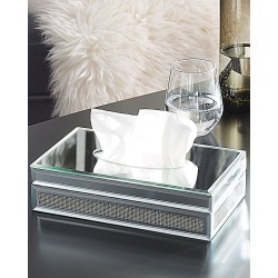 Chustecznik CHARLY Szkło Srebrny