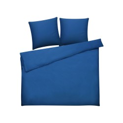 Komplet pościeli HARMONRIDGE Bawełna satynowa 220 x 240 cm Ciemnoniebieski