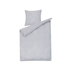 Komplet pościeli MORNINGSIDE Bawełna satynowa 135 x 200 cm Szary