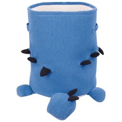 Kosz na zabawki Dinozaur BAGNU Bawełna Niebieski