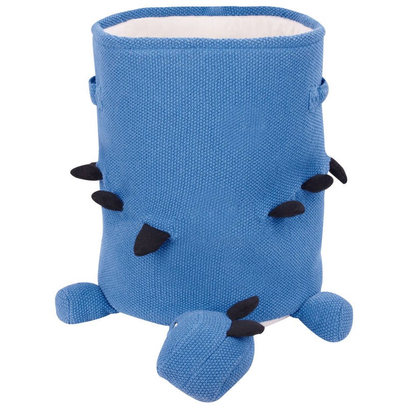 Kosz na zabawki Dinozaur BAGNU Bawełna Niebieski