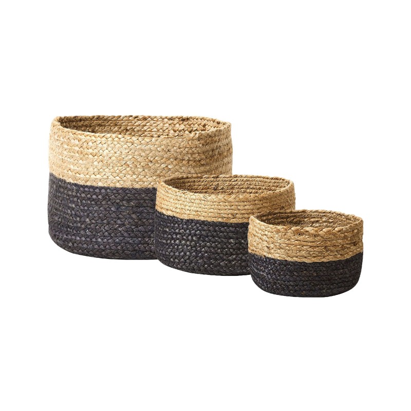 Zestaw 3 koszy JABAR Juta Naturalny