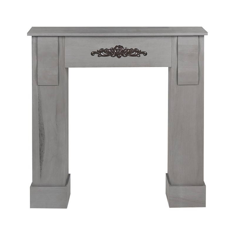 Portal kominkowy MANDRE Szary