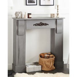 Portal kominkowy MANDRE Szary