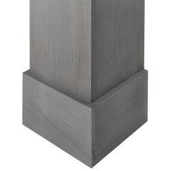 Portal kominkowy MANDRE Szary