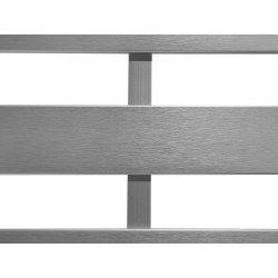 Sofa ogrodowa 2-osobowa jasnoszara SALERNO