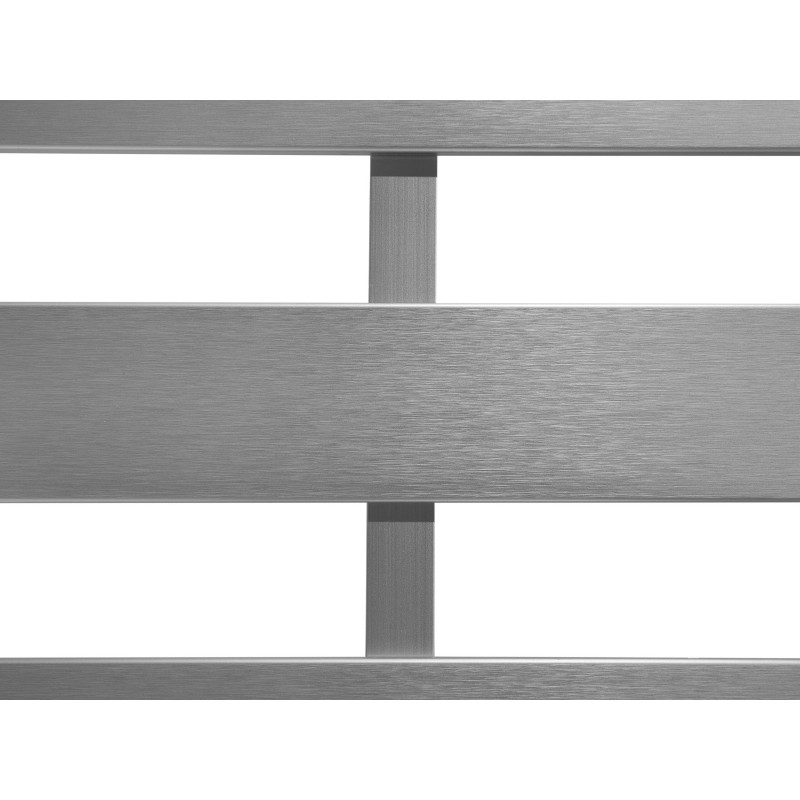 Sofa ogrodowa 2-osobowa jasnoszara SALERNO