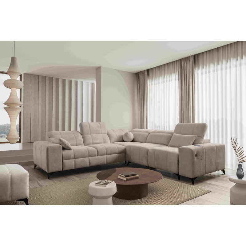 Rincón Ballagio III con función de cama - mueble elegante y funcional