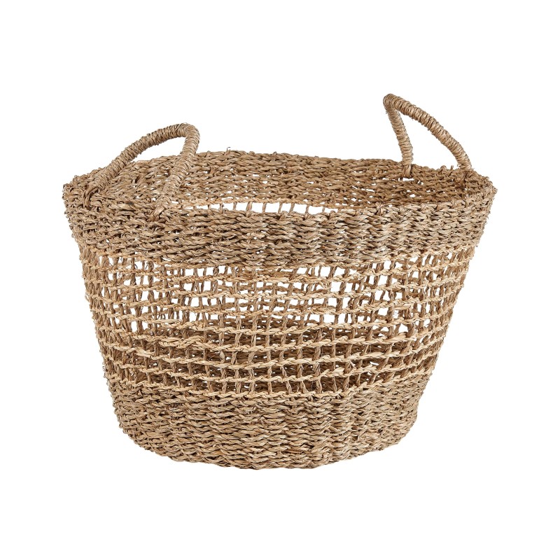 Zestaw 2 koszy AROWANA Trawa morska Naturalny