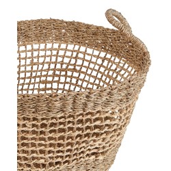 Zestaw 2 koszy AROWANA Trawa morska Naturalny