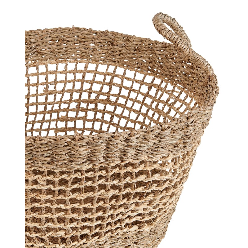 Zestaw 2 koszy AROWANA Trawa morska Naturalny