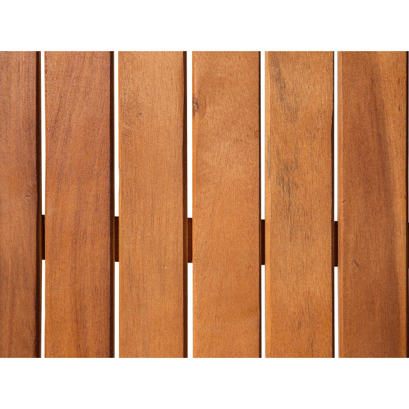 Stół ogrodowy CENTO 75 cm 140 cm Drewno akacjowe Brązowy