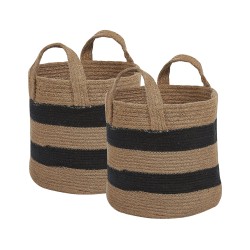 Zestaw 2 koszy GEREDE Juta Naturalny