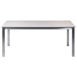 Stół ogrodowy COSOLETO 180 cm 90 cm Szkło Biały