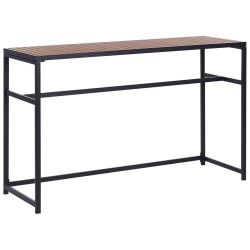 Stół ogrodowy AVETRANA 50 cm 150 cm Czarny