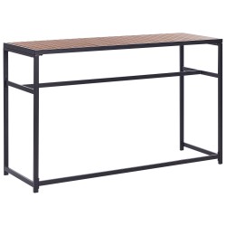 Stół ogrodowy AVETRANA 50 cm 150 cm Czarny