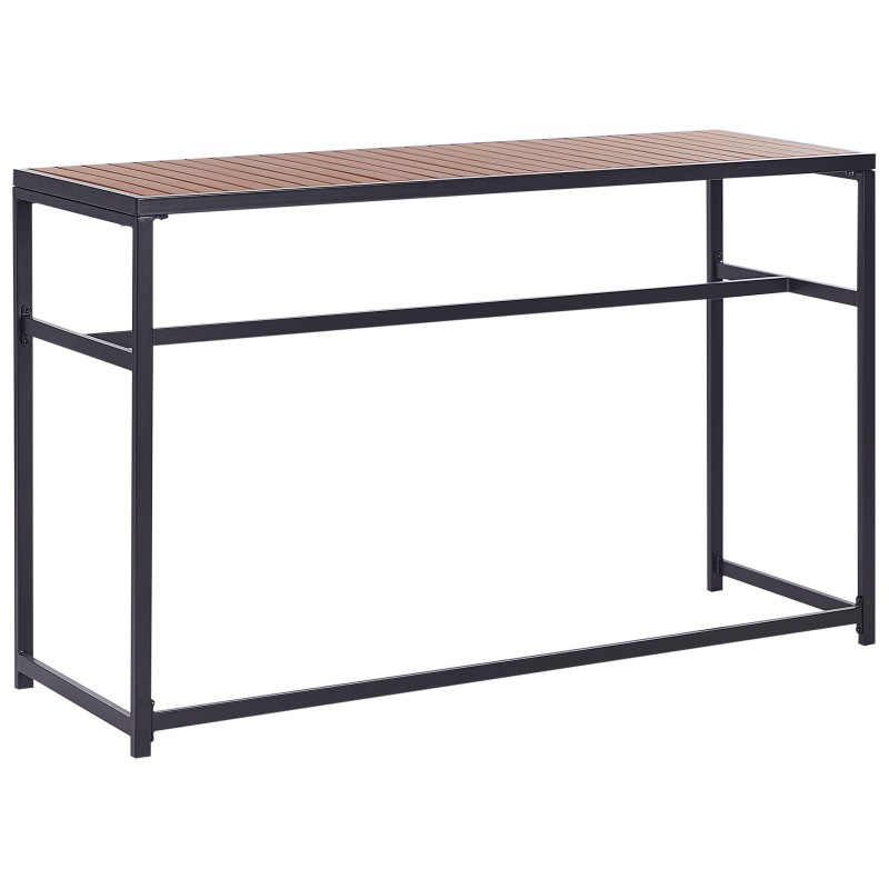 Stół ogrodowy AVETRANA 50 cm 150 cm Czarny