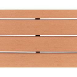 Stół ogrodowy AVETRANA 50 cm 150 cm Czarny