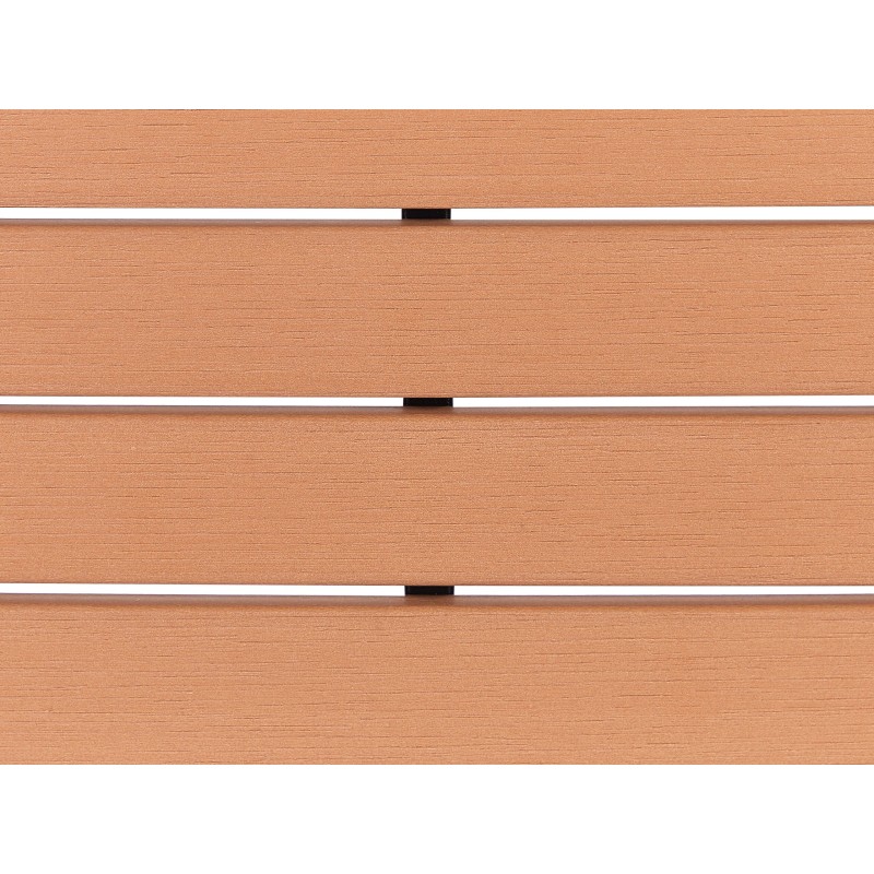 Stół ogrodowy AVETRANA 50 cm 150 cm Czarny