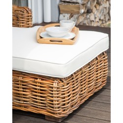 Sofa ogrodowa rattanowa naturalna BRIATICO