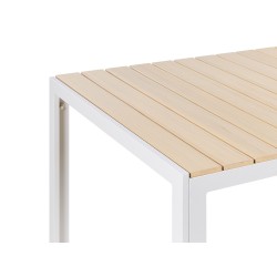 Stół ogrodowy COMO 150 cm 90 cm Beżowy