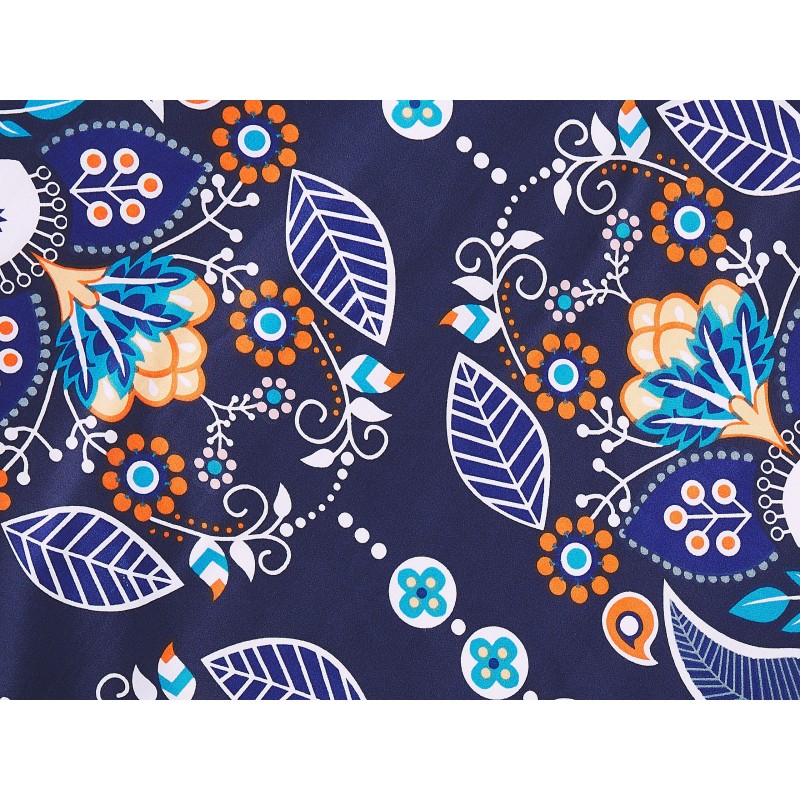 Komplet pościeli MADRONA Bawełna satynowa 135 x 200 cm Ciemnoniebieski