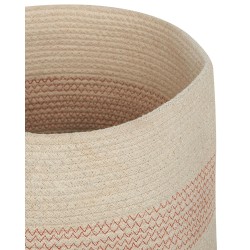 Zestaw 2 koszy SILOPI Bawełna Jasnobeżowy