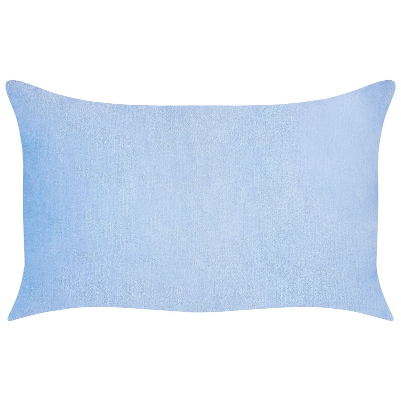 Zestaw 2 poduszek dekoracyjnych MILLET Sztruks 30 x 50 cm Niebieski Wzór geometryczny