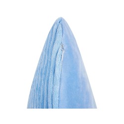 Zestaw 2 poduszek dekoracyjnych MILLET Sztruks 30 x 50 cm Niebieski Wzór geometryczny