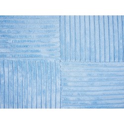 Zestaw 2 poduszek dekoracyjnych MILLET Sztruks 30 x 50 cm Niebieski Wzór geometryczny