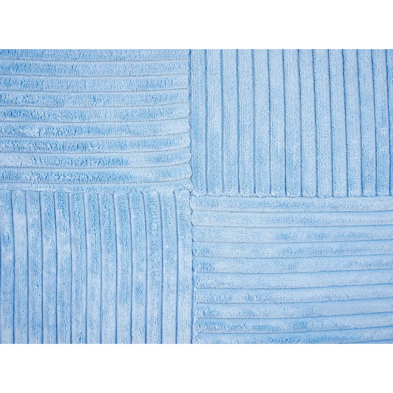 Zestaw 2 poduszek dekoracyjnych MILLET Sztruks 30 x 50 cm Niebieski Wzór geometryczny