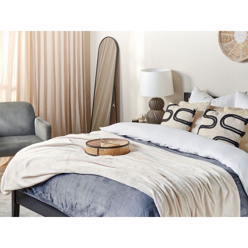 Koc BAYBURT 200 x 220 cm Złamana biel