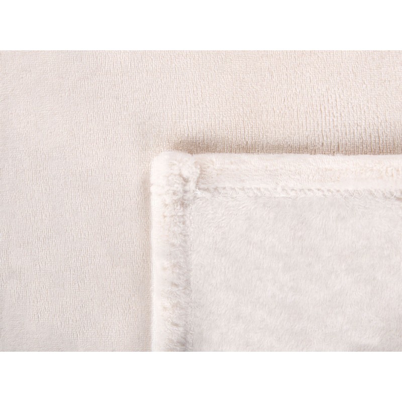 Koc BAYBURT 200 x 220 cm Złamana biel